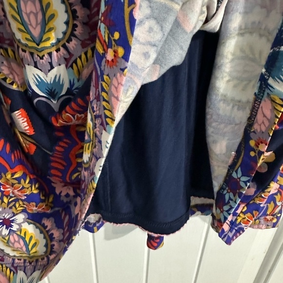 Anthropologie Maeve 3/4 Sleeves Motif Prints Midi Dress - Picture 6 of 9